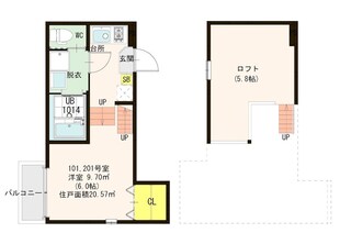 Stage麦野の物件間取画像